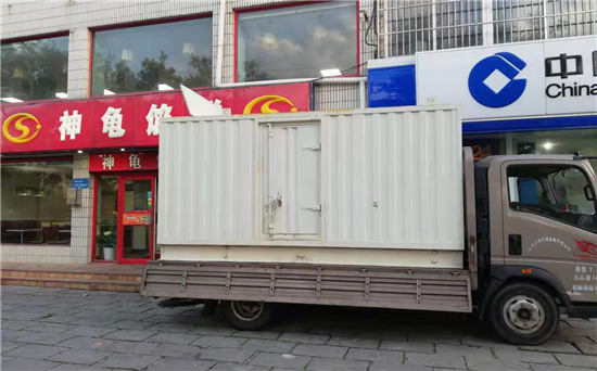 西区出租发电机施工案例